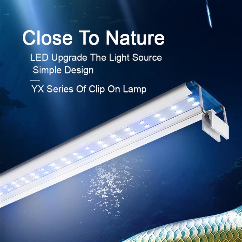 Led Planted Tank Light - Extensible Waterproof Clip on Lamp For