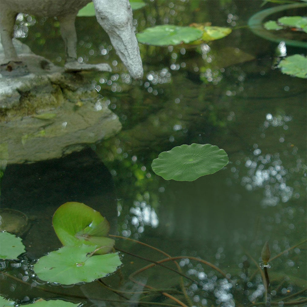 Aquarium Planting - 15Pcs Artificial Lily Pads Realistic Floating