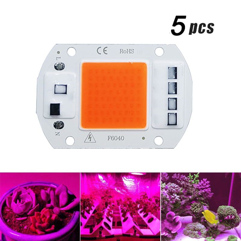Led Planted Tank Light - 5Pcs LED Grow COB Light Chip