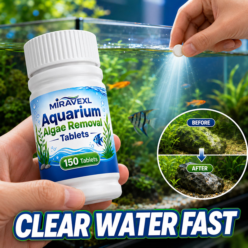 Aquarium Plant Nursery - MIRAVEXL 150 Aquarium Algae Removal Tablets,
