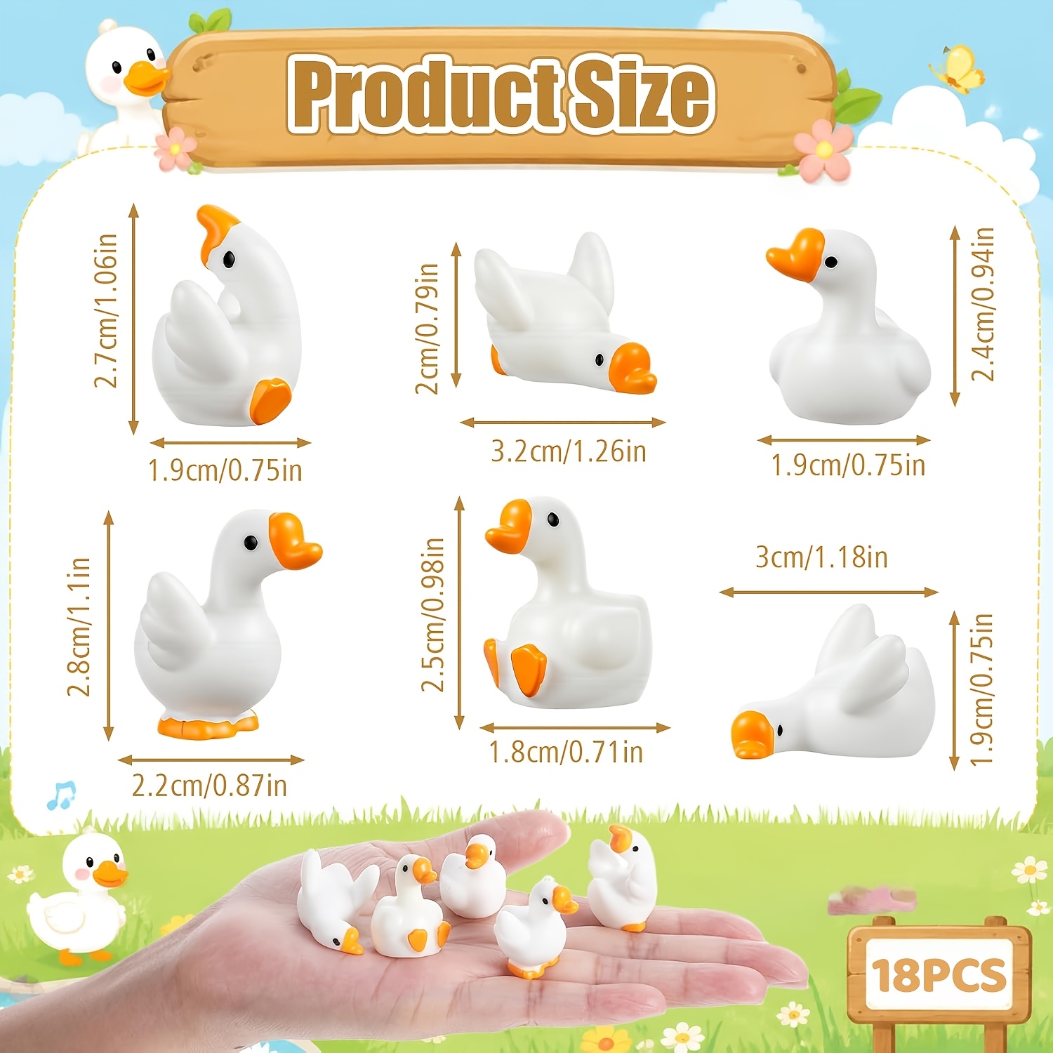 12/18PCS Multi style cute litt - огляд і ціна Aquarium Planting