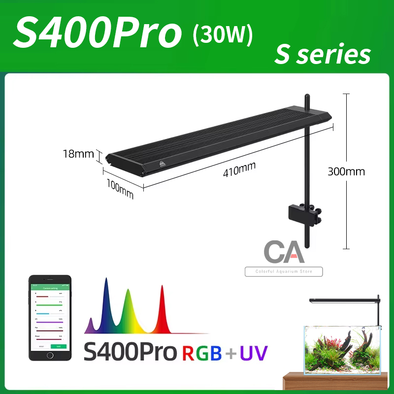 WEEK AQUA S Series RGB+UV Full - огляд і ціна Aquarium Plant Grow Light