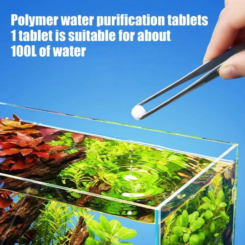 Aquatic Water Purification Tab - огляд і ціна Planted Aquarium Yellow Water