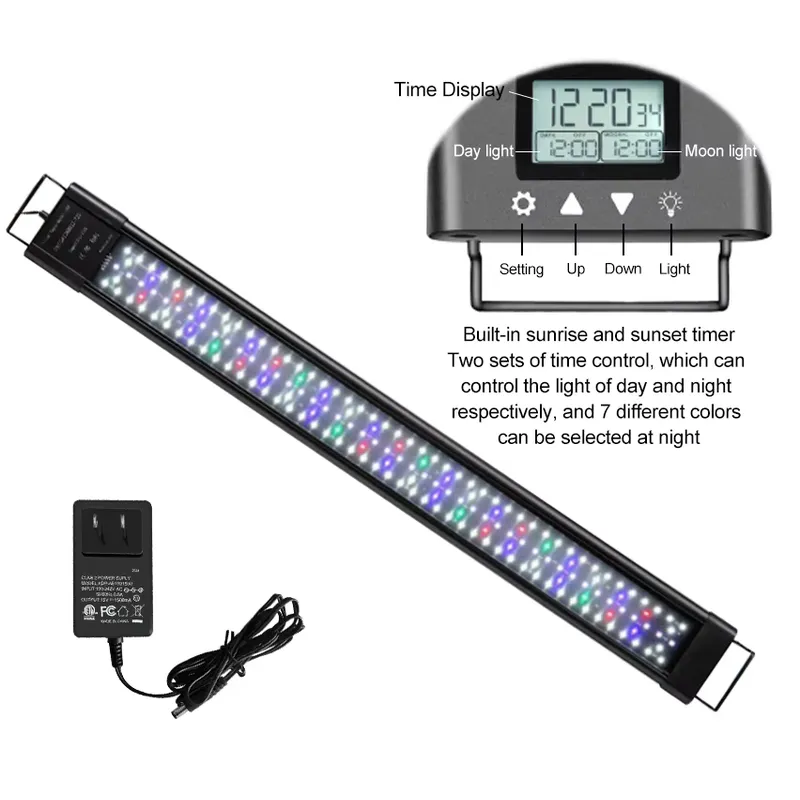LED IP68 11.8 in 18W Plant Gro - огляд і ціна Planted Aquarium Hours