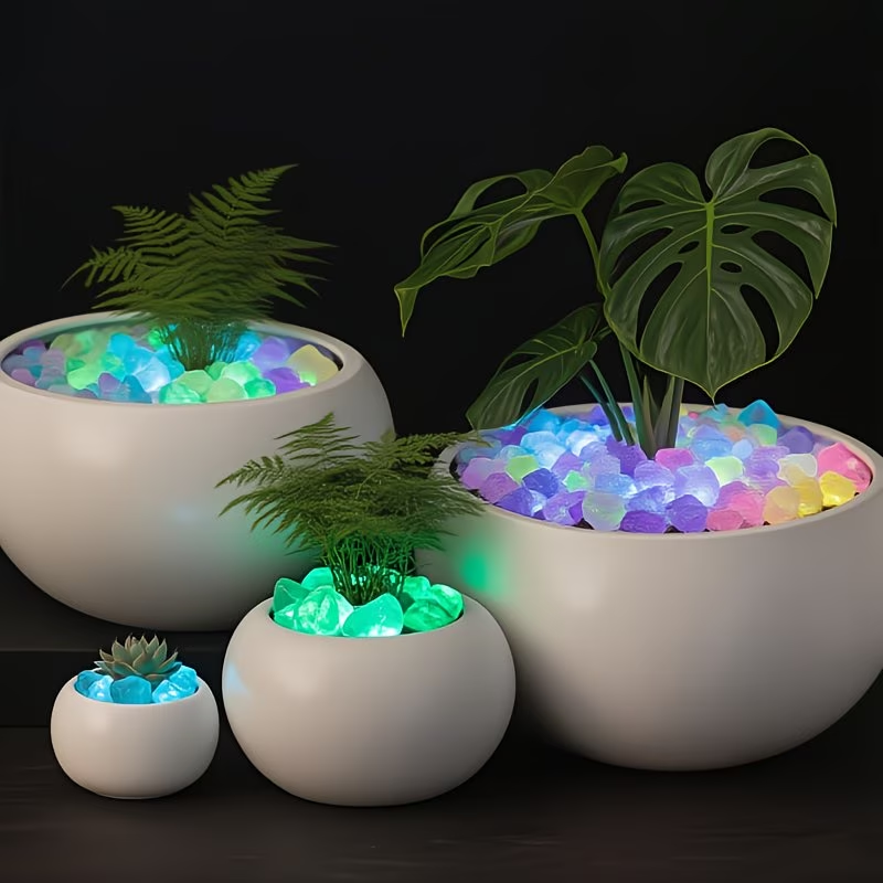 300PCS Luminous Pebble Set,0.9 - огляд і ціна Aquarium Planting