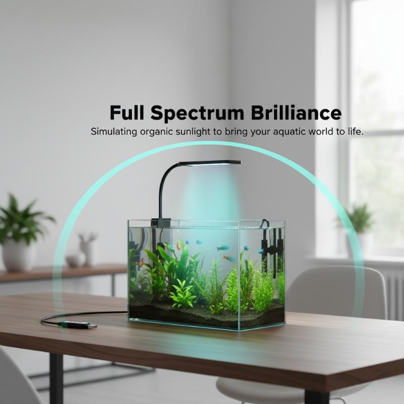 USB Aquarium Clip Light Flexib - огляд і ціна Led Planted Tank Light