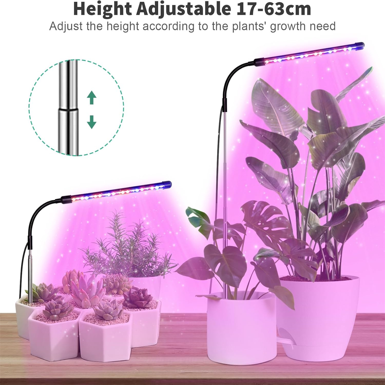 3Colors USB Grow Lamp Plant Fu - огляд і ціна Led Planted Tank Light