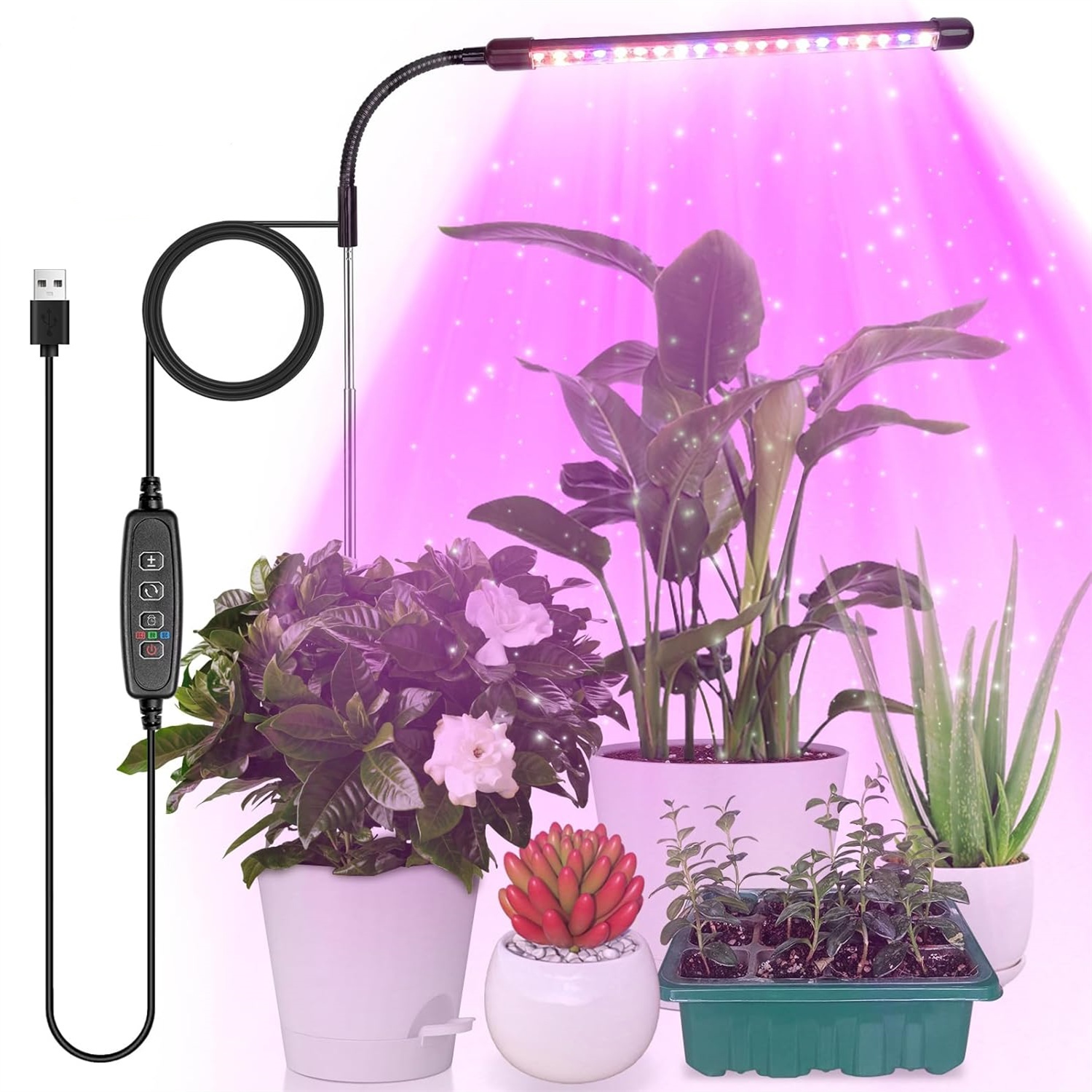 3Colors USB Grow Lamp Plant Fu - огляд і ціна Led Planted Tank Light