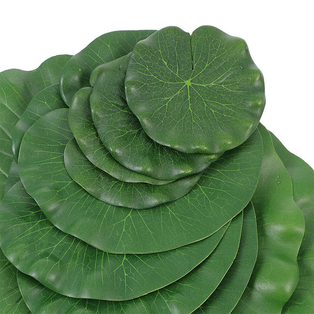 15Pcs Artificial Lily Pads Rea - огляд і ціна Aquarium Planting
