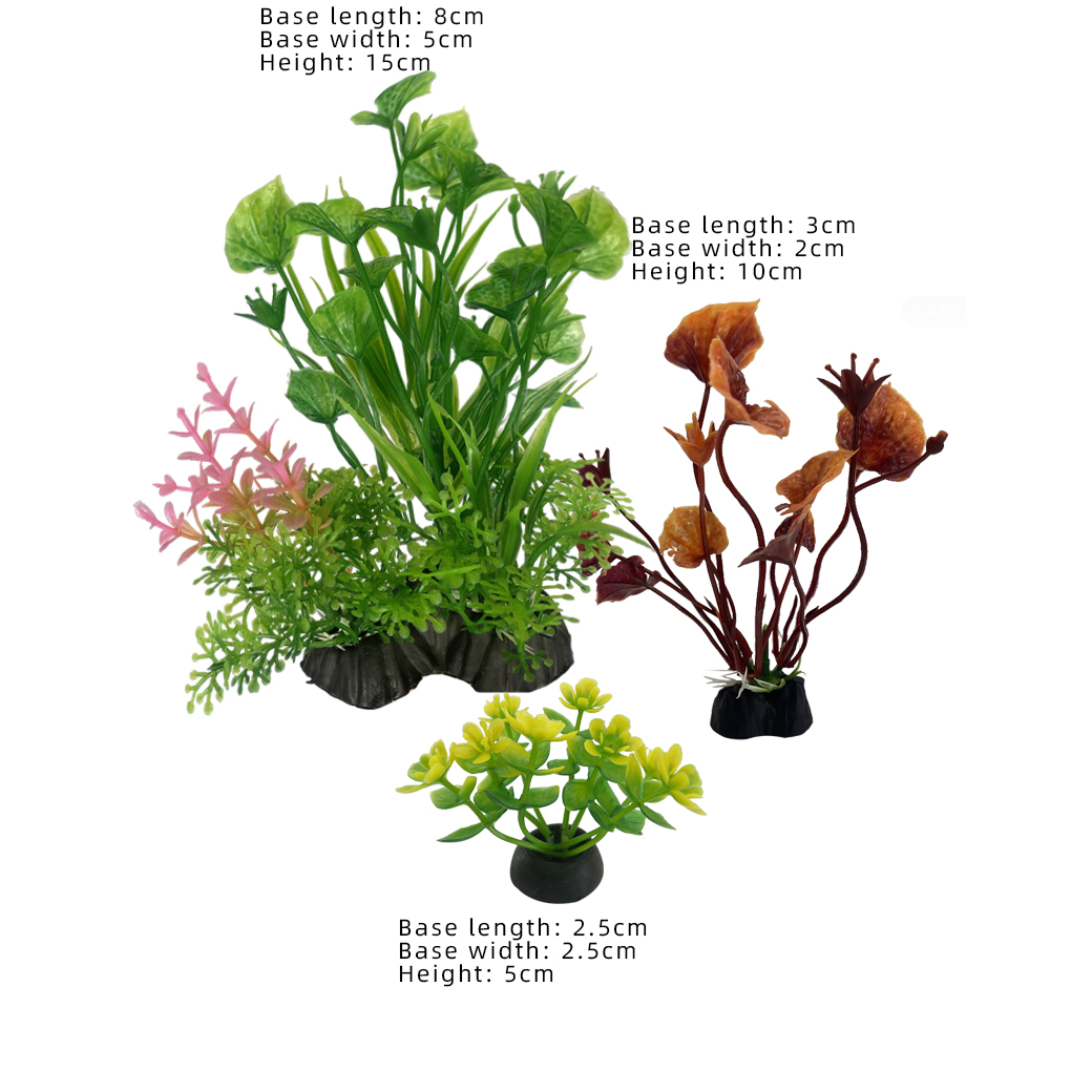 3Pcs Artificial Aquarium Plant - огляд і ціна Planted Aquarium Yellow Water