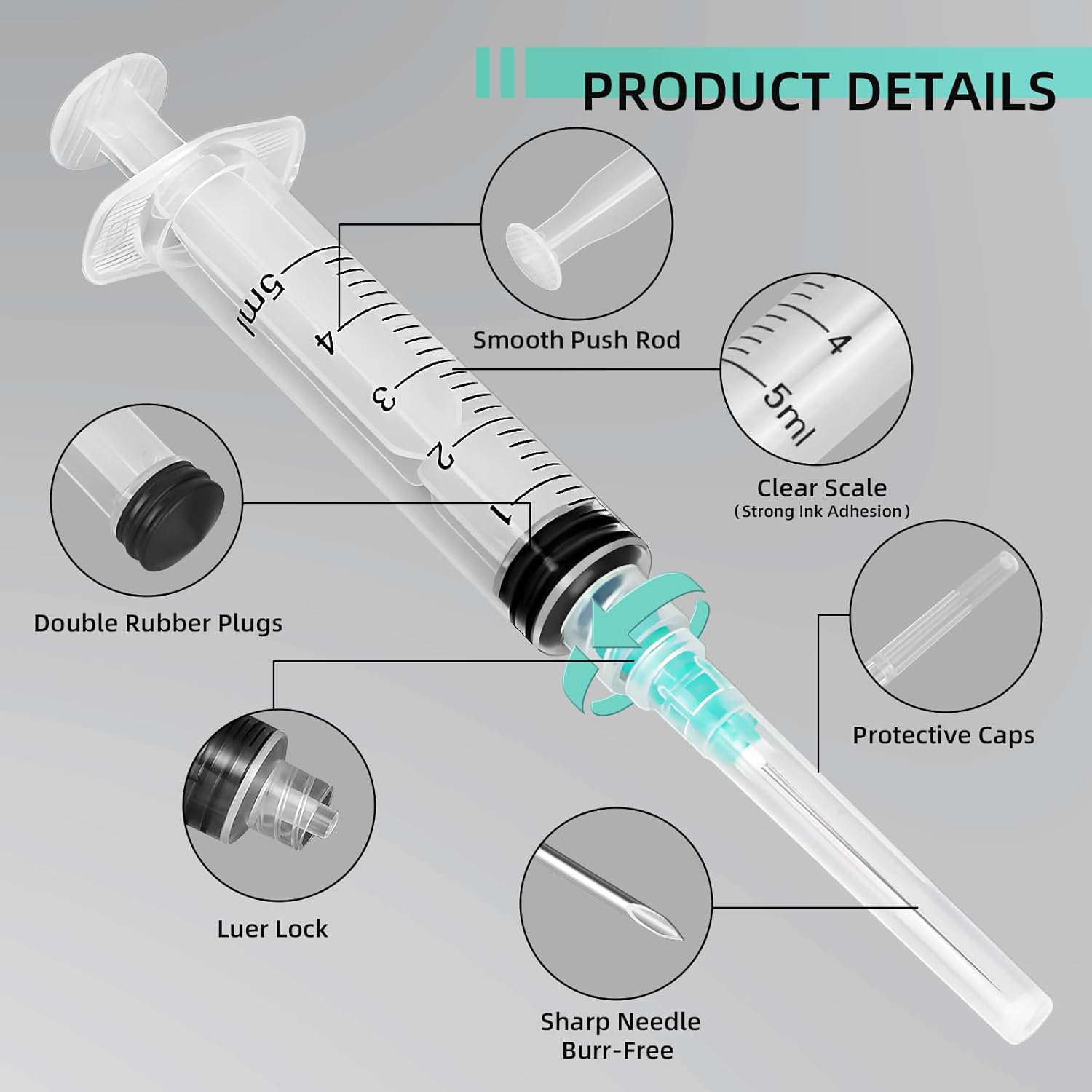 5ml Luer Lock Syringe, Suitabl - огляд і ціна Aquarium Planting