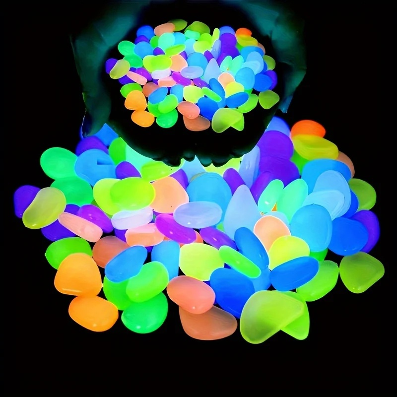 50-200pcs Glow in The Dark Peb - огляд і ціна Aquarium Planting