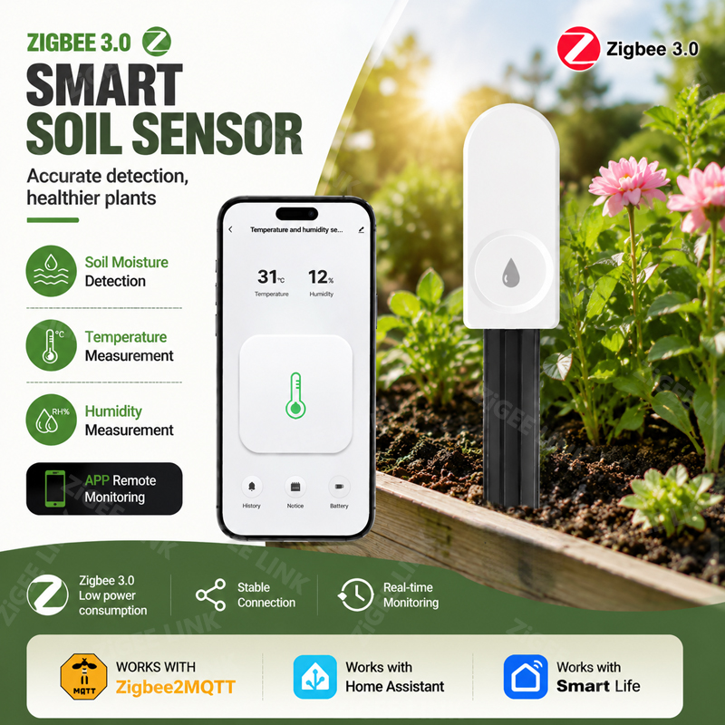 Zigbee3.0 Wireless Soil Tester - огляд і ціна Tissue Culture Plant