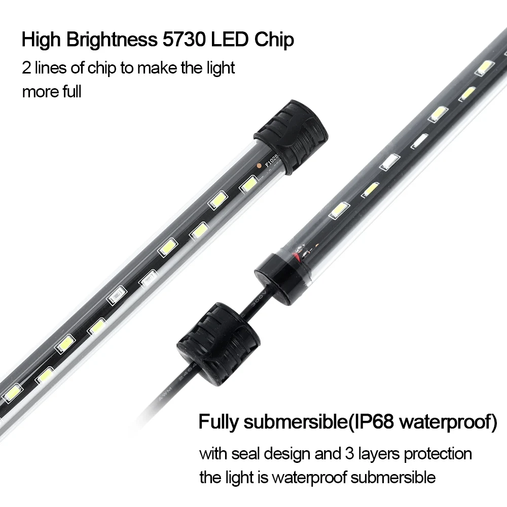 58CM  Aquarium Light LED Plant - огляд і ціна Led Planted Tank Light