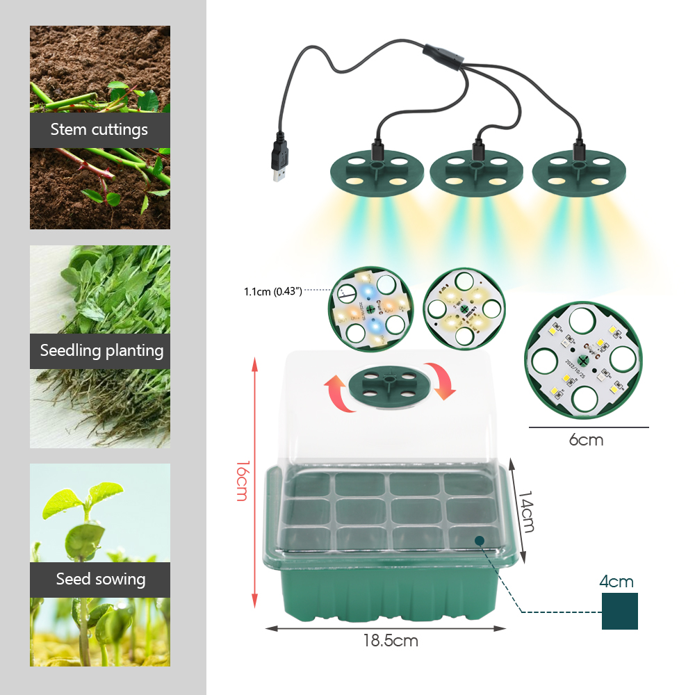 LED Nursery Pots with Grow Lig - огляд і ціна Led Planted Tank Light