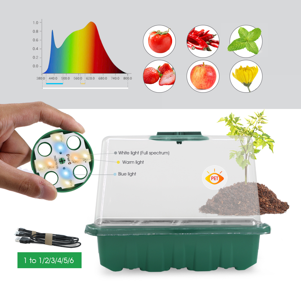 LED Nursery Pots with Grow Lig - огляд і ціна Led Planted Tank Light