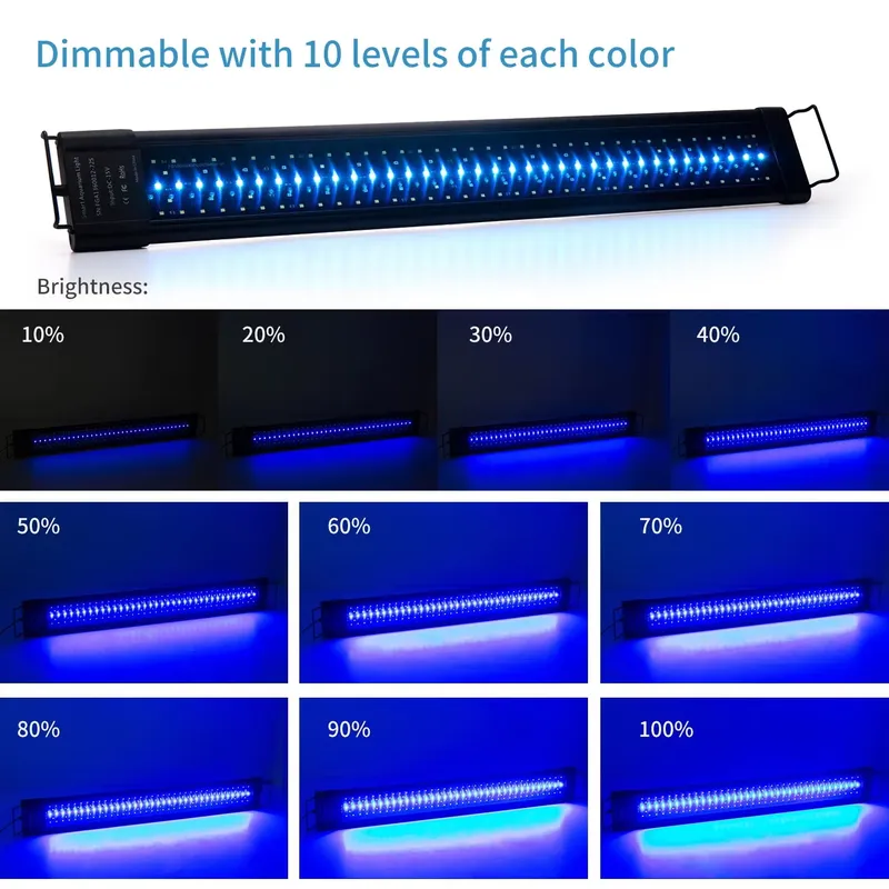 48W IP68 LED Aquarium Light fo - огляд і ціна Planted Aquarium Hours